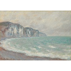 Falaise De Pourville 아트포스터 감성선물 모네, 그림만(매트지), 42X59.9