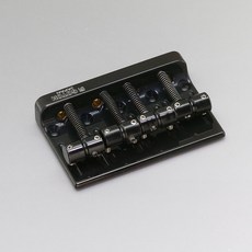 GOTOH 貝斯琴橋 201B-4B, 1個, 201B-4B 黑色 琴橋