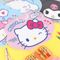 초아디자인 산리오 모양 스케치북 초등스케치북, 헬로키티