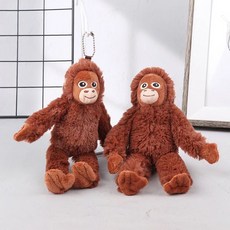 원숭이인형키링 오랑이 오랑우탄 고숭이 우탄이 작은원숭이 가방키링 가방고리 원숭이키링 고릴라, 오랑이 기본, 1개, 20cm