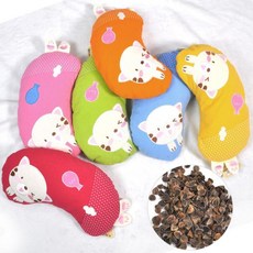 교회 어린이집 영아반 고양이 아기 숙면 메밀 베개 유아 4세 경추건강 유치원 5세 3세, 오렌지