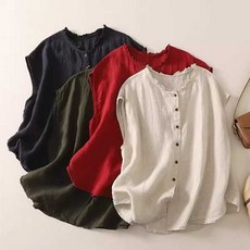 낙원굿즈 린넨 베스트 뷔스티에 핸드메이드 캐주얼