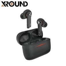 XROUND AERO PRO 真無線藍牙耳機 主動降噪 IP55, 黑色