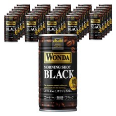 Wonda Morning Shot罐裝黑咖啡, 30個