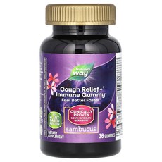 Nature's Way 기침 + 면역력 구미젤리 삼부커스 구미젤리 36개, NaturesWay기침면역력구미젤리삼부커스구미젤리3, 1개, 36정