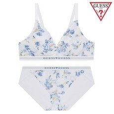 [백화점정품] 게스 언더웨어 플로럴 소프트 브라렛팬티세트 GEWBRBP312BU
