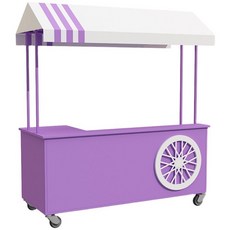 移動餐車 夜市擺攤鐵藝花車 商用小吃手推車 售貨餐車 攤位地攤車, 粉色130*70*200,官方標配, 1個