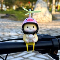 자전거 전기자전거 오토바이 액세서리 차량용 장식품, 1개, 노란색 스트랩 E타입