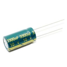 고주파 알루미늄 전해 캐패시터 3300UF 10V 10V3300UF 10x20MM 100