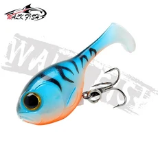 WALK FISH 소프트 루어 Balloonfish 60mm 9.7g 1pcs 모든 물고기를위한 후크가있는 Deraball 인공, 04 C 3