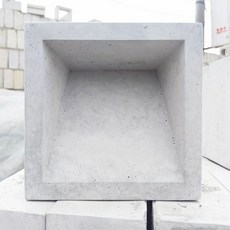 큐블럭 담장 디자인벽돌 파벽돌 시멘트 석고 실내 콘크리트 인테리어 세라믹 큐브블럭, 1개, 20x20x10cm 시멘트 단면 비스듬한 면