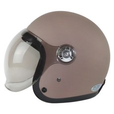 ninja鎖式泡泡鏡安全帽 騎士帽 復古帽 3/4罩安全帽 成人安全帽 魚缸鏡 泡泡鏡 安全帽, 平可可