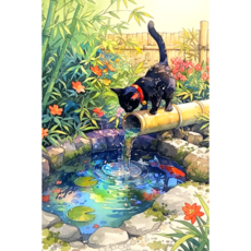 앤드 DIY 보석십자수 액자형 보석 십자수 세트 40X60cm, 1세트, S007