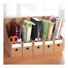 루미나D 꽂이 종이 크라프트 파일함 서류 정리함 5p 세트, 본상품, 1개