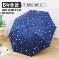 手動創意彩色圖案雨傘兩用摺疊黑膠防曬太陽傘小清新晴雨傘印廠家