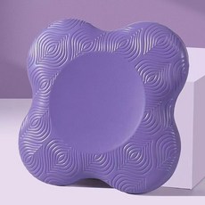 特惠瑜珈跪墊 跪墊 瑜珈護墊 止滑墊 支撐墊 瑜珈 運動 健身 膝蓋墊 健身坐墊 瑜珈輔助 保護墊 防護跪墊, 1個, 紫色單片【保護關節+鍛煉不痛+柔軟回彈】