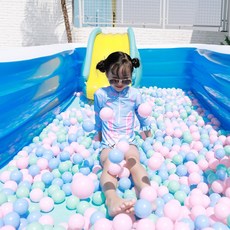 CE安全加厚7公分 馬卡龍色波波球 海洋球 兒童玩具球台中批發, 三種顏色, 1個