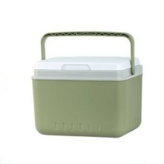 마차 컬러 캠핑 아이스박스 사이즈별, 6L, 말차
