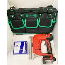 JS GUA 鋰電電動釘槍 JJ(牧田款) 21V(18V) 碼釘槍 木工打釘槍 2.5AH, 1個, 1022J空機+釘針+手提袋(無電池)