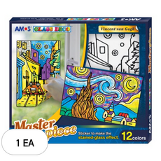 아모스 글라스데코 마스터피스 빈센트 반 고흐, 혼합색상, 1개
