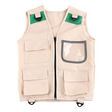 臺灣出貨 兒童創意昆蟲裝 戶外探險角色扮演服裝 探險家馬甲套裝