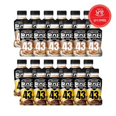 근육이 마시는 단백질 음료 테이크핏 몬스터 43g 초코바나나맛12개+고소한맛12개