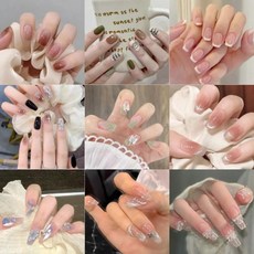 네일스티커 붙이는네일 여름 가을 예쁜 네일팁 셀프 SB-829, R578