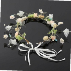 웨딩화관 화관 조화화관 꽃 머리띠 머리화관 59000EA 1EA, 본상품