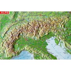 미니 입체지도 알프스, 독일지오릴리프