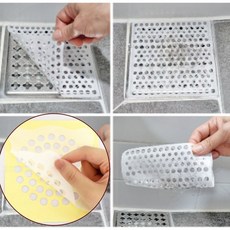 욕실 머리카락 배수구망 세면대 하수구 거름망 롤타입 시트, 상세페이지 참조