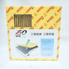 飛鹿 三層抑菌冷氣濾網 適用 Honda FIT CITY CRV HRV CRZ CIVIC 雅歌 Odyssey, 1個, HRV 17年後