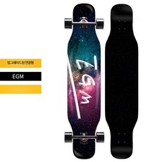 스케이트보드 남녀 더블로커 프로 댄스보드 4륜 롱보드 플래시 양면 패턴 보드 크루징 입문용 롱보드 전동 댄싱 다운힐 초보자 트릭 장거리 롱보드 안정감 남성용 여성용 청소년 성인보드, 1개, 오로라  - 연장형