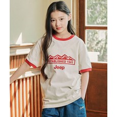 지프 JEEP JEEPKIDS M-Logo 그래픽 링거티 KR5TSU186IV 409947