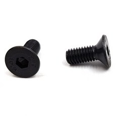 열처리 접시 머리 렌치볼트 철 SCM435, M6, 10mm, 20개