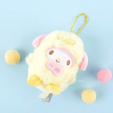 비브랜드 마이멜로디 병아리 인형 가방고리 키링 8cm