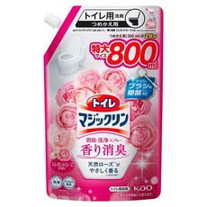 Kao 花王 馬桶神奇潔淨除臭噴霧 優雅玫瑰香 補充包, 1個, 800ml