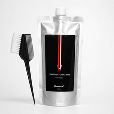 슈보 남자 셀프 다운펌 뜨는 옆머리 앞머리 부분 다운펌 브러쉬 파마지 세트 300ml, 1개
