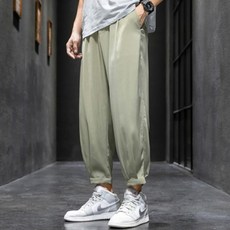 슬림 남자바지 바캉스 밴딩 휴가 5부 밴딩팬츠 남성