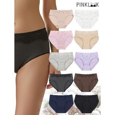 핑크룩 해피로 코튼팬티 학생팬티 미디여성팬티1종 스타일텍1