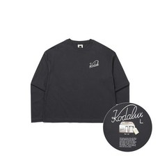 코닥 8900 에센셜 코다럭스 긴소매 티셔츠 우먼 CHARCOAL ZGQ277 YGC468