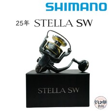 釣之夢 SHIMANO 25年 STELLA SW 紡車捲線器 磯釣 岸拋 船釣 鐵板 海釣 溪釣 池釣 路亞 黑鱸, 14000XG