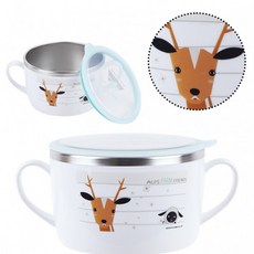 디디샵 국산 304 키즈 유아 알프스 팜 스텐 라면기 650ml (750543), 1개, 240mm