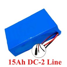 42V 통근 도구에 적합한 BMS가 포함된 36V 10S2P 10Ah 15Ah 20Ah 충전식 배터리 내장 18650 리튬 팩, [06] 15Ah DC-2 Line