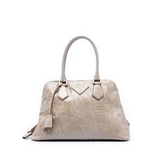 프라다 중고 2010-2026 엠보스드 레더 핸드백