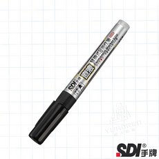 SDI 手牌 S200 直液式油性奇異筆 防水防暈染 速乾不沾手 可替換墨水匣, 1個, S200 油性筆【黑色】1支