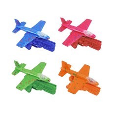 셀엔드 불빛 미니 글라이더 슈팅건 실내 놀이 발사 장난감, 1개, 혼합