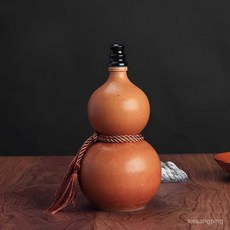 호리병 막걸리 전통주 사케병 휴대용 초롱박 A 8개, 매트브라운+버커 * 1개, 1개