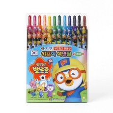 뽀로로 샤프식 색연필 12색 어린이 세트 1(개) 5651PN