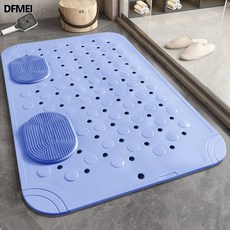 DFMEI 家用浴室防滑墊酒店洗澡間防摔腳墊地墊淋浴間衛浴墊子家用按摩墊, 50*32cm