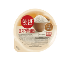 햇반 210g 24개 백미 공기밥 즉석밥 윤기가득 쌀밥 한박스
